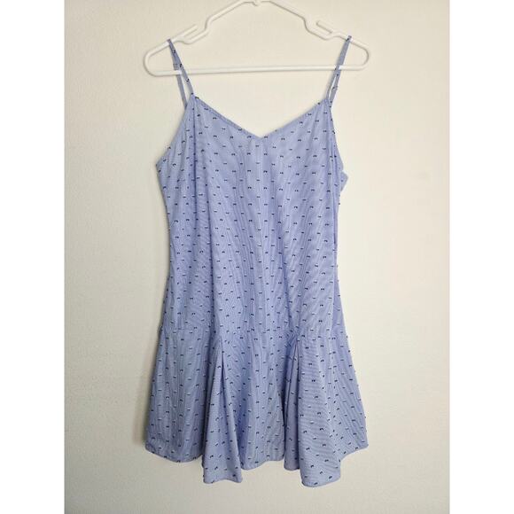 Derek Lam 10 Crosby Dress Set 10 Medium Blue Navy Sleeveless - Picture 8 of 15